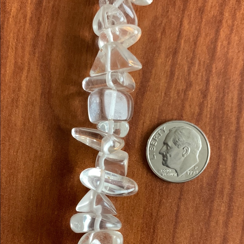Clear Quartz Crystal Necklace - image 7